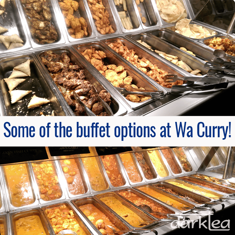 buffet options at wa curry